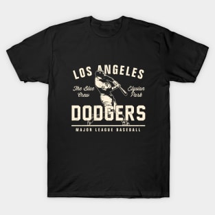 Los Angeles Dodgers 3 by Buck Tee T-Shirt